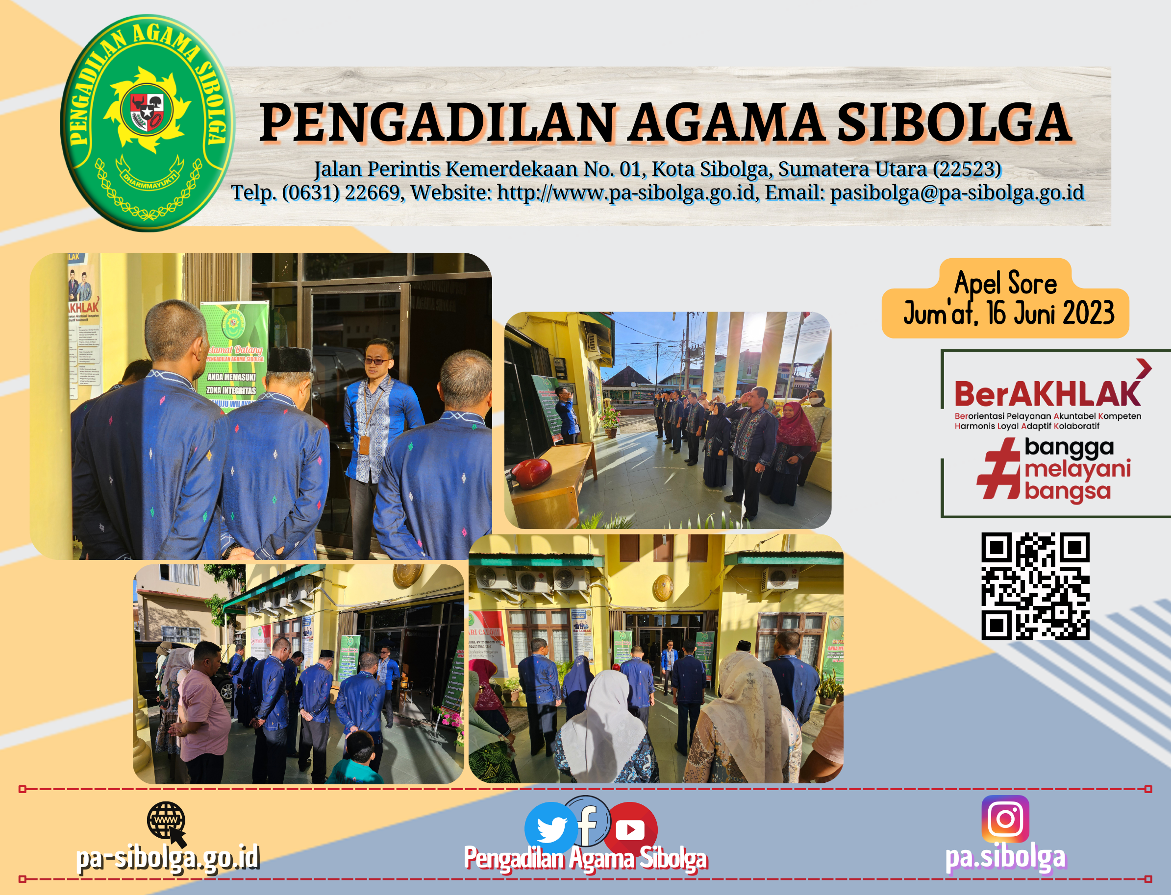Apel Sore Jumat 16 Juni 2023