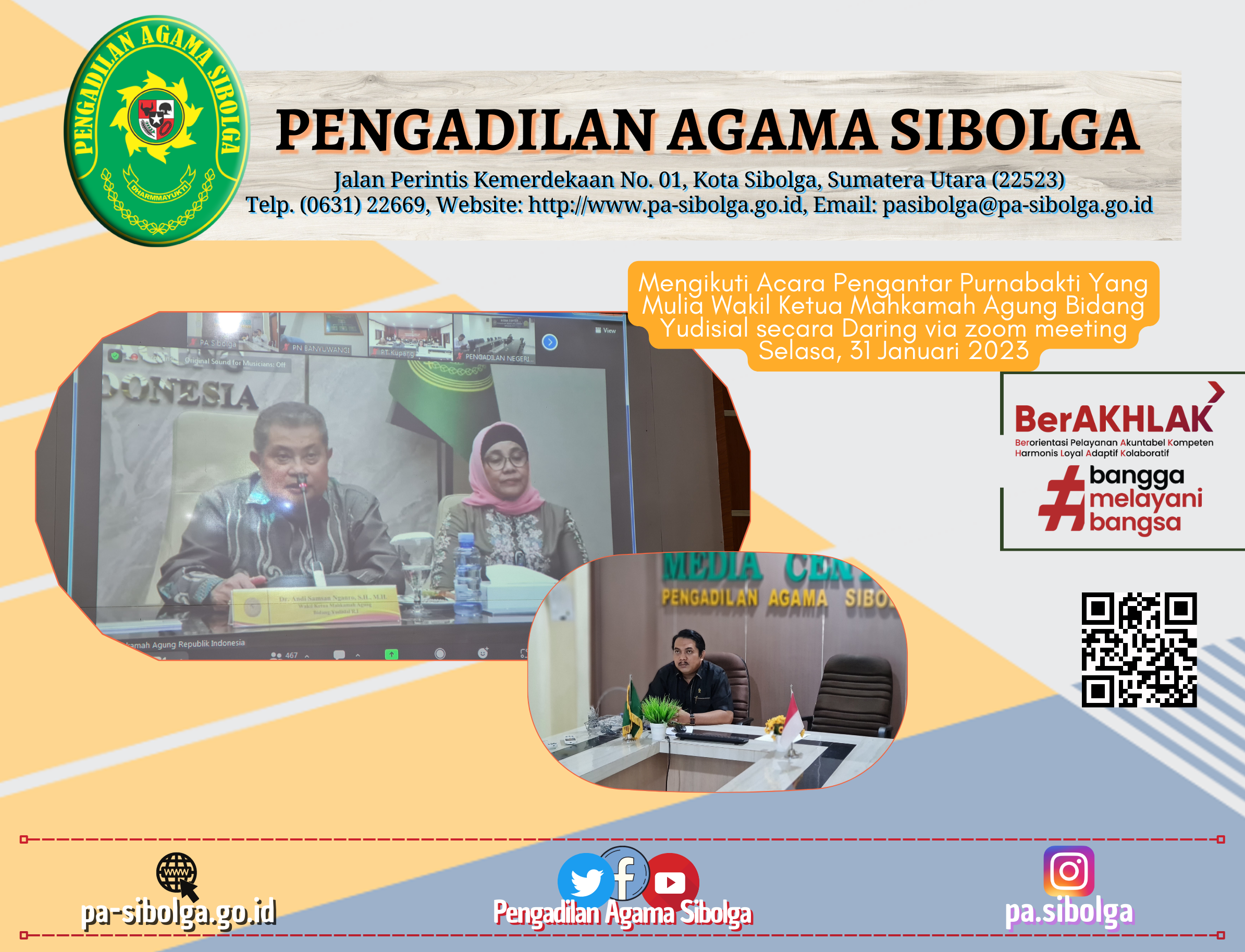 Acara Pengantar Purnabakti Wakil Ketua MA
