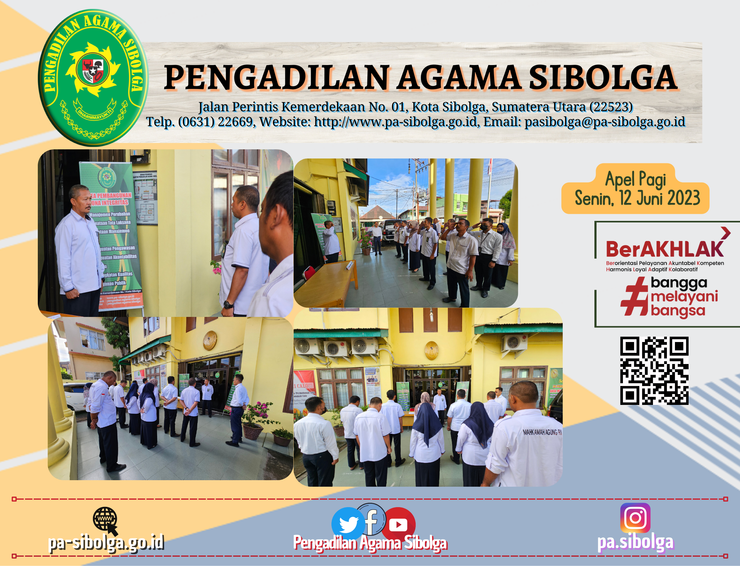 Apel Pagi Senin 12 Juni 2023