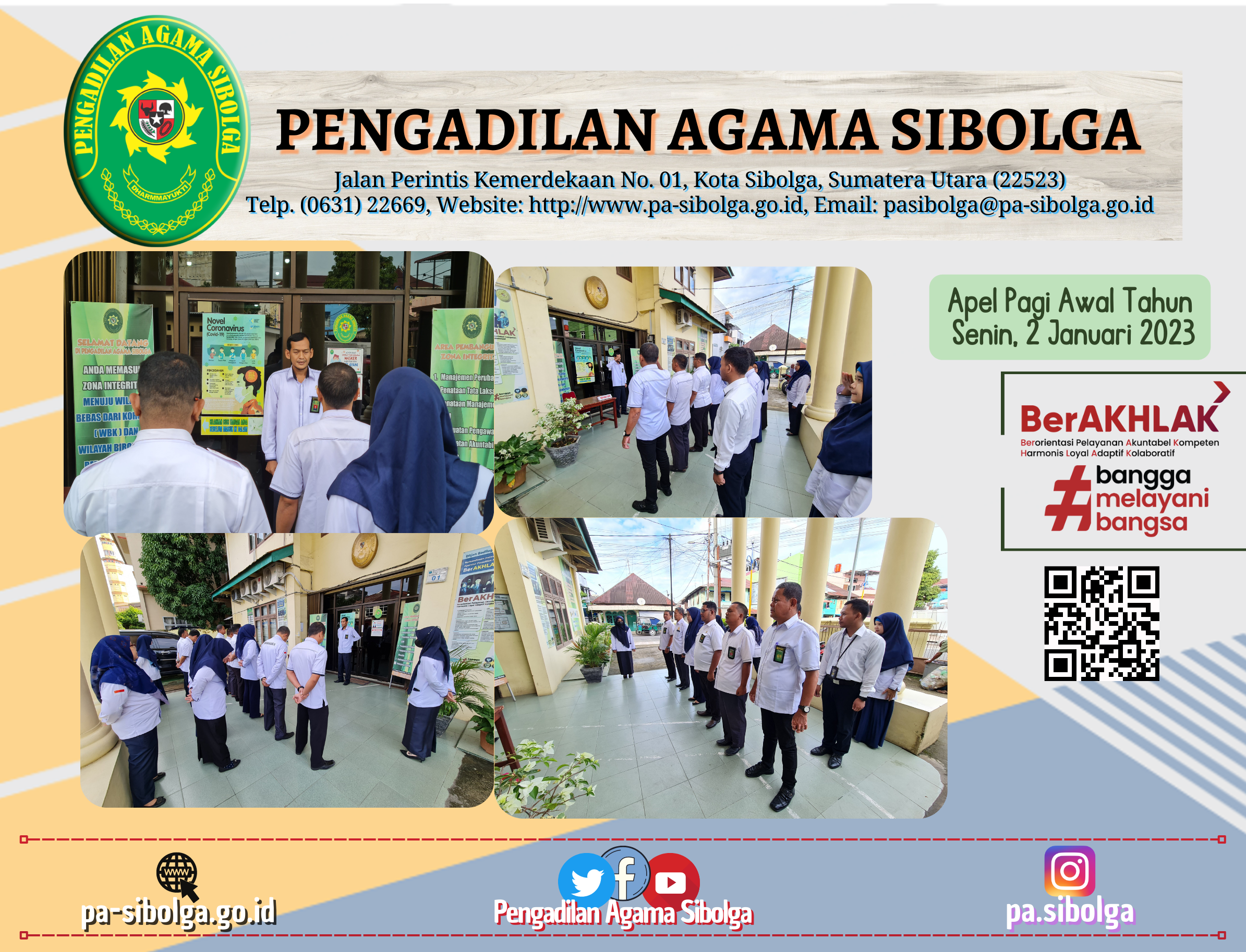 Apel Pagi Senin 2 Januari 2023