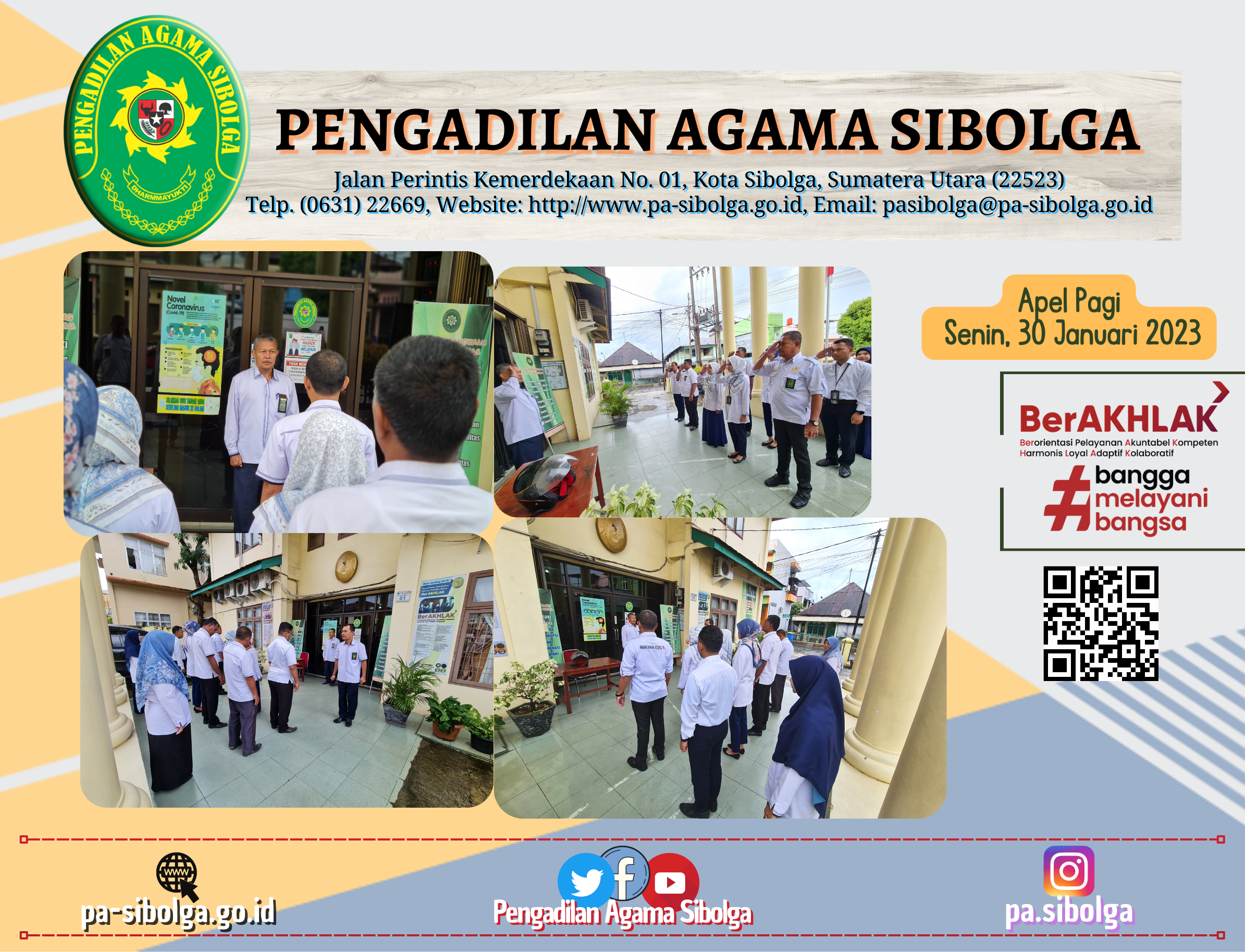 Apel Pagi Senin 30 Januari 2023