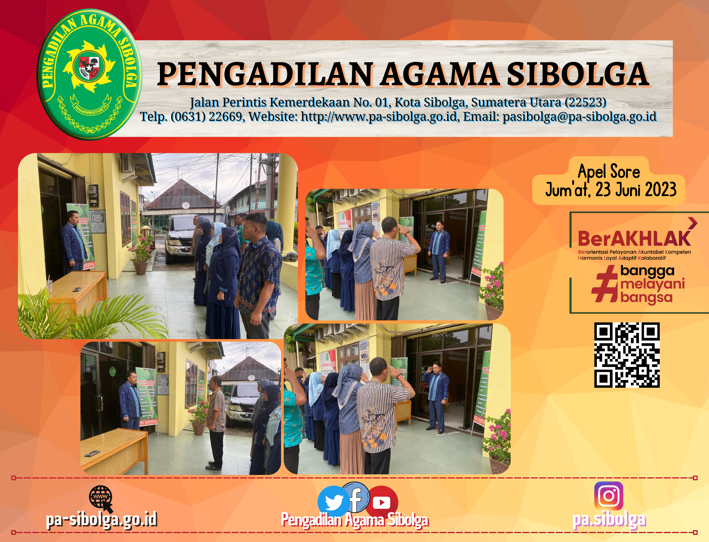 Apel Sore Jumat 23 Juni 2023