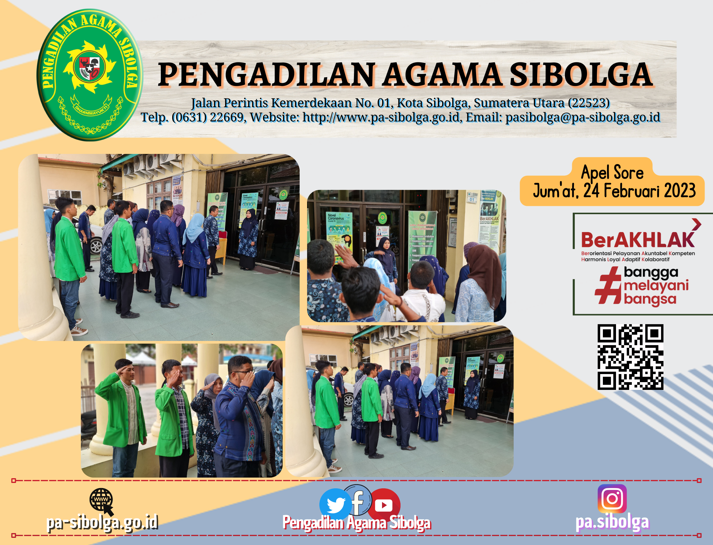 Apel Sore Jumat 24 Februari 2023