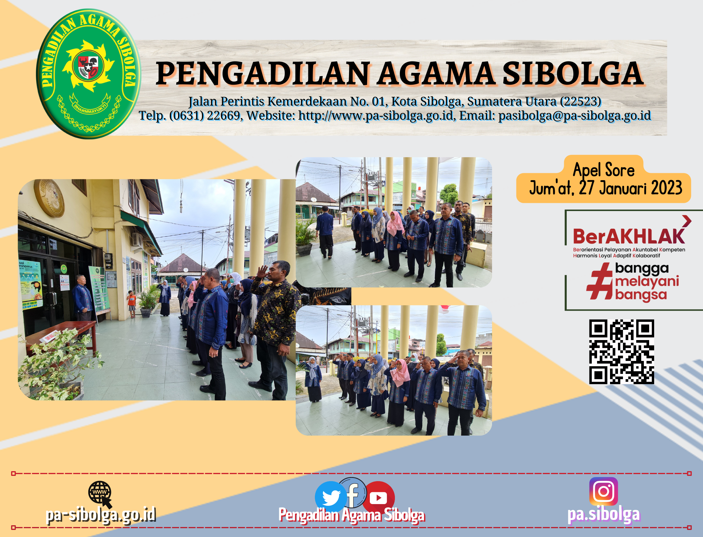 Apel Sore Jumat 27 Januari 2023