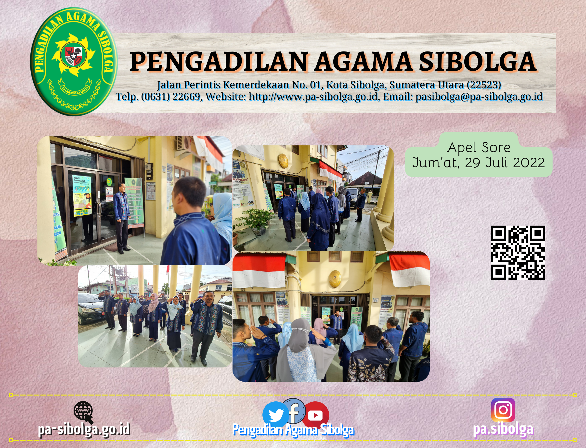 Apel jumat 29 juli 22