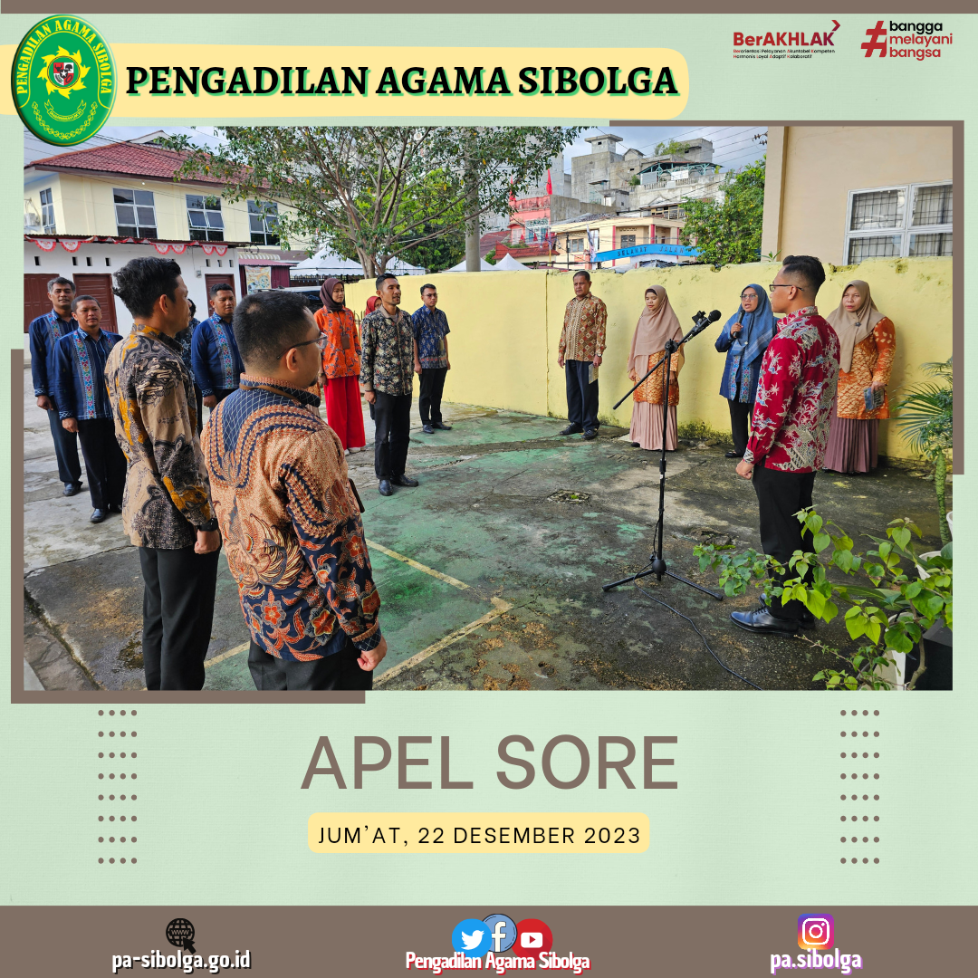 Apel sore Jumat 22 desember 2023 2