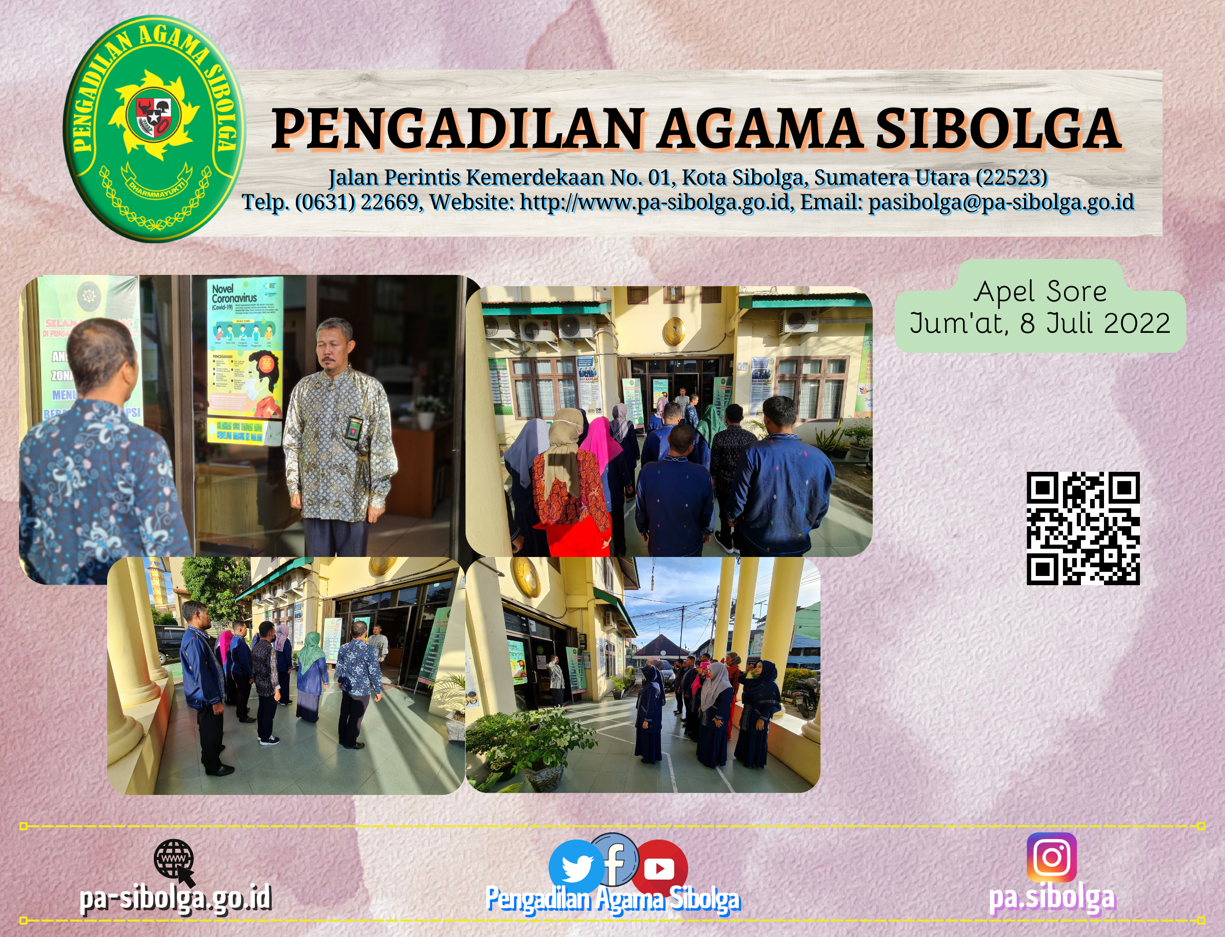 Apel sore Jumat 8 Juli 2022
