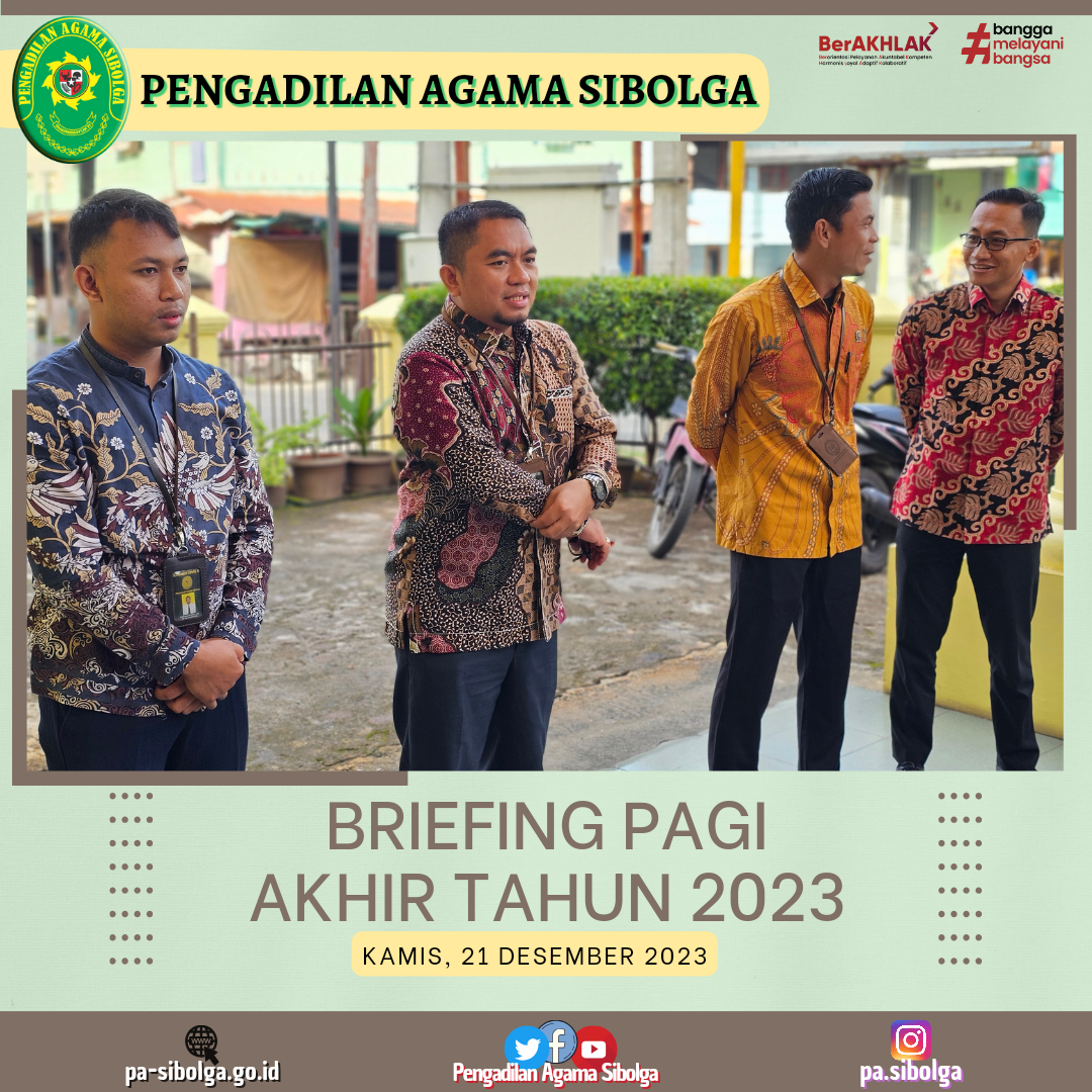Brefing pagi terakhir 2023 1