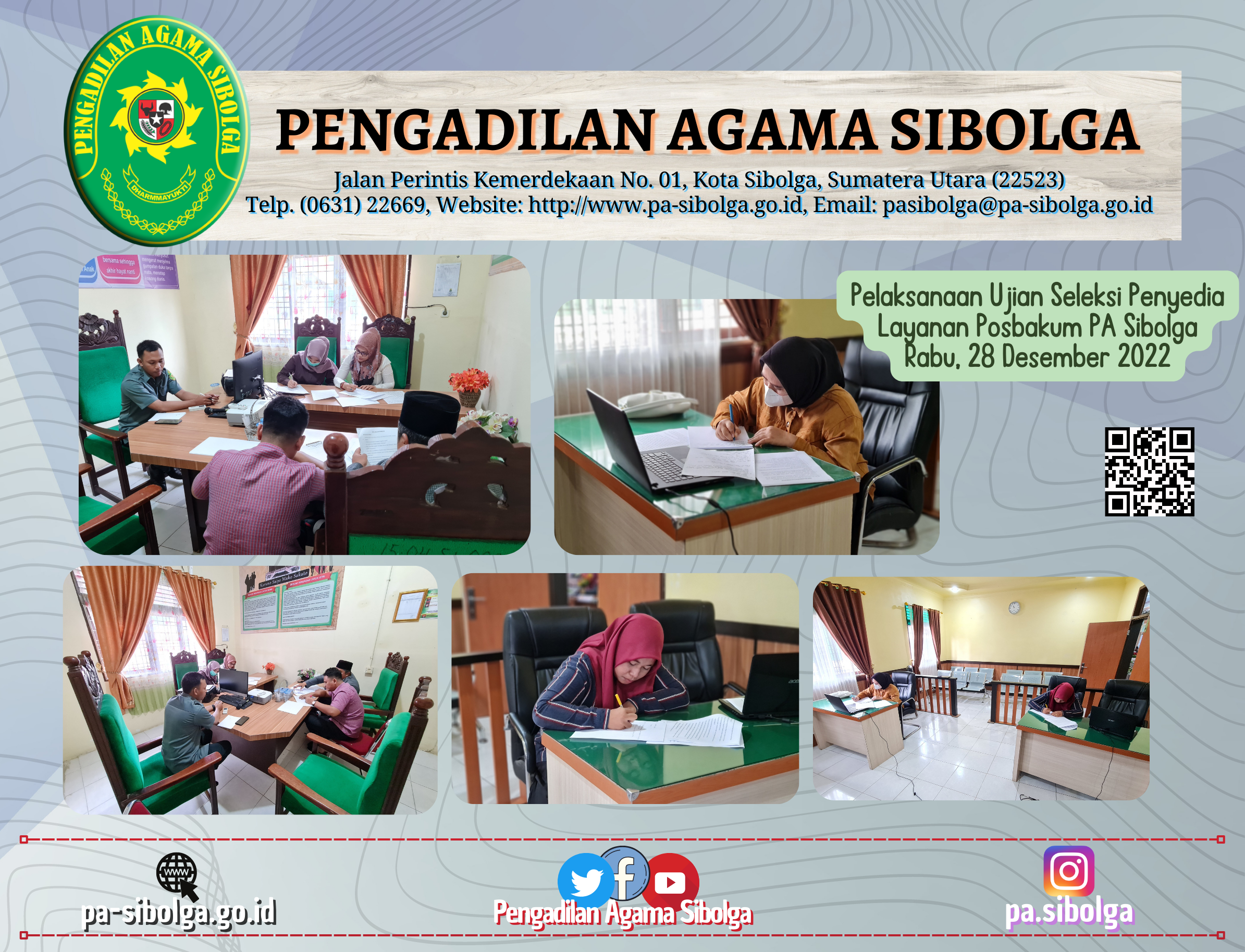 Pelaksanaan Ujian Seleksi Posbakum 2022