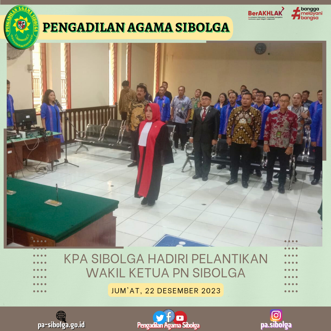 Pelantikan waka pn sibolga 2023 1
