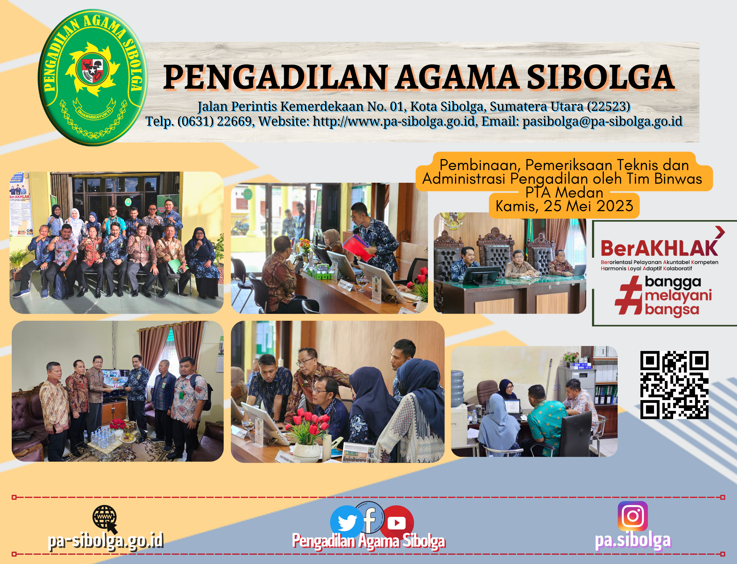 Pengawasan PTA Medan 25 Mei 2023