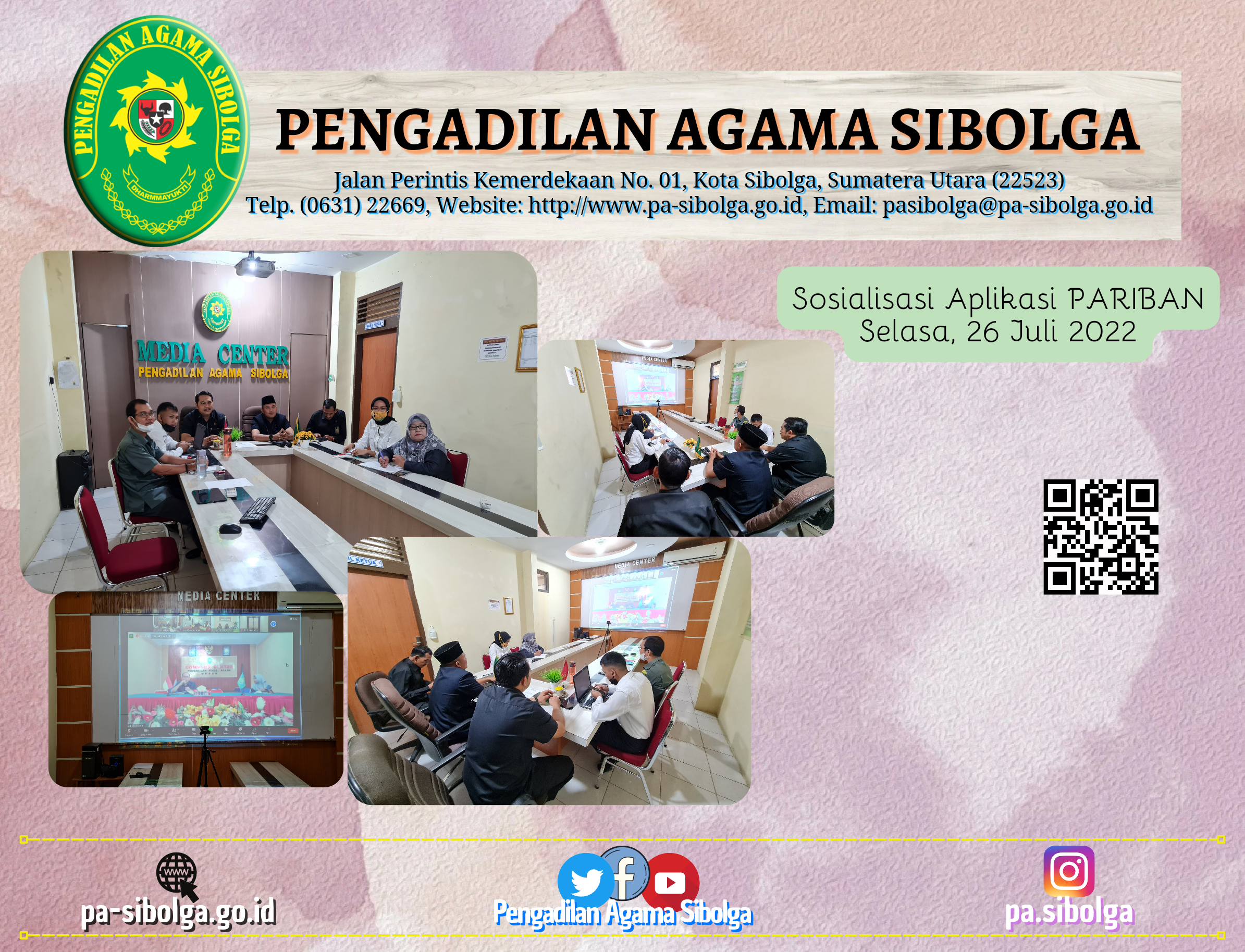 Sosialisasi Aplikasi Pariban