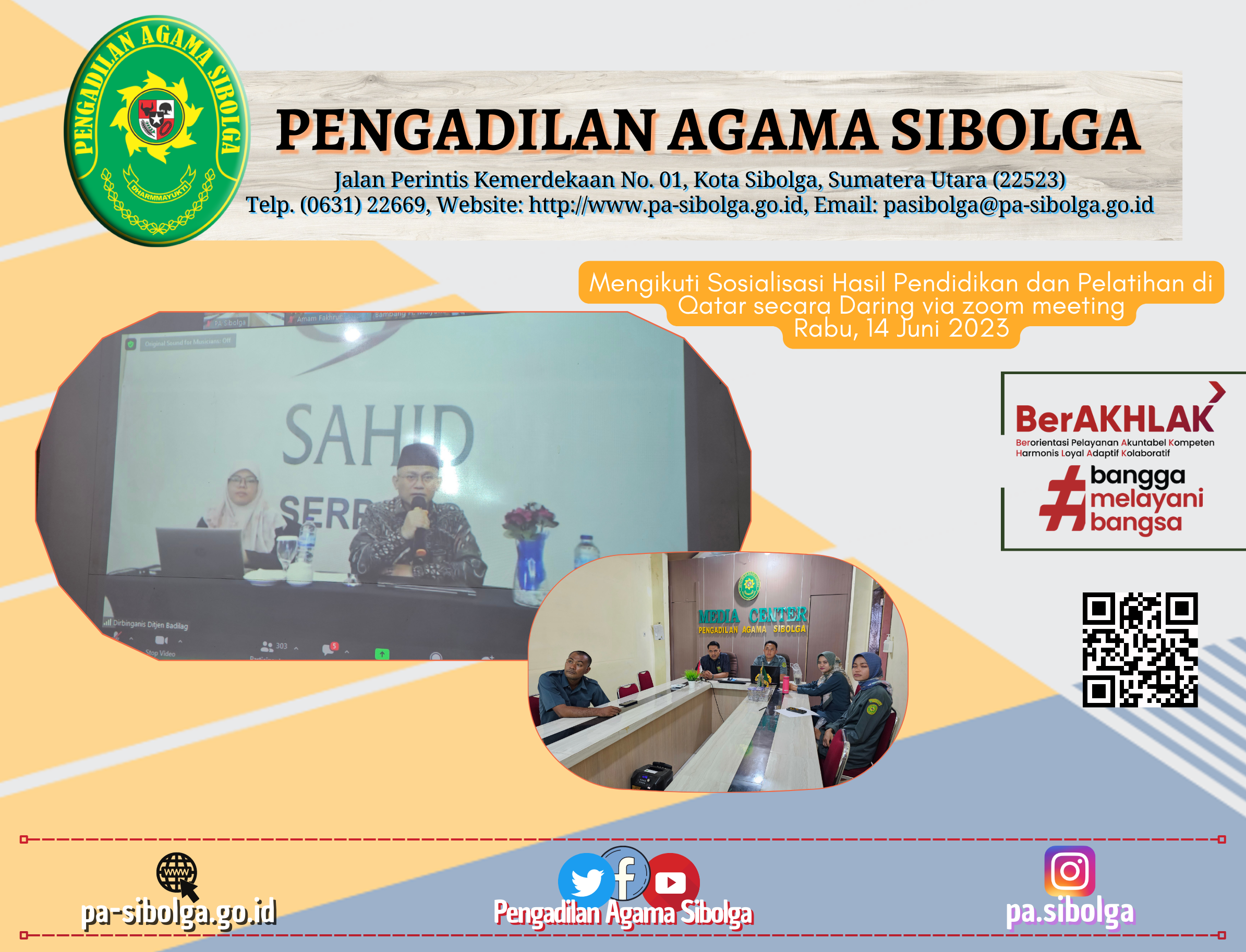 Sosialisasi Hasil Pendidikan dan Pelatihan Qatar