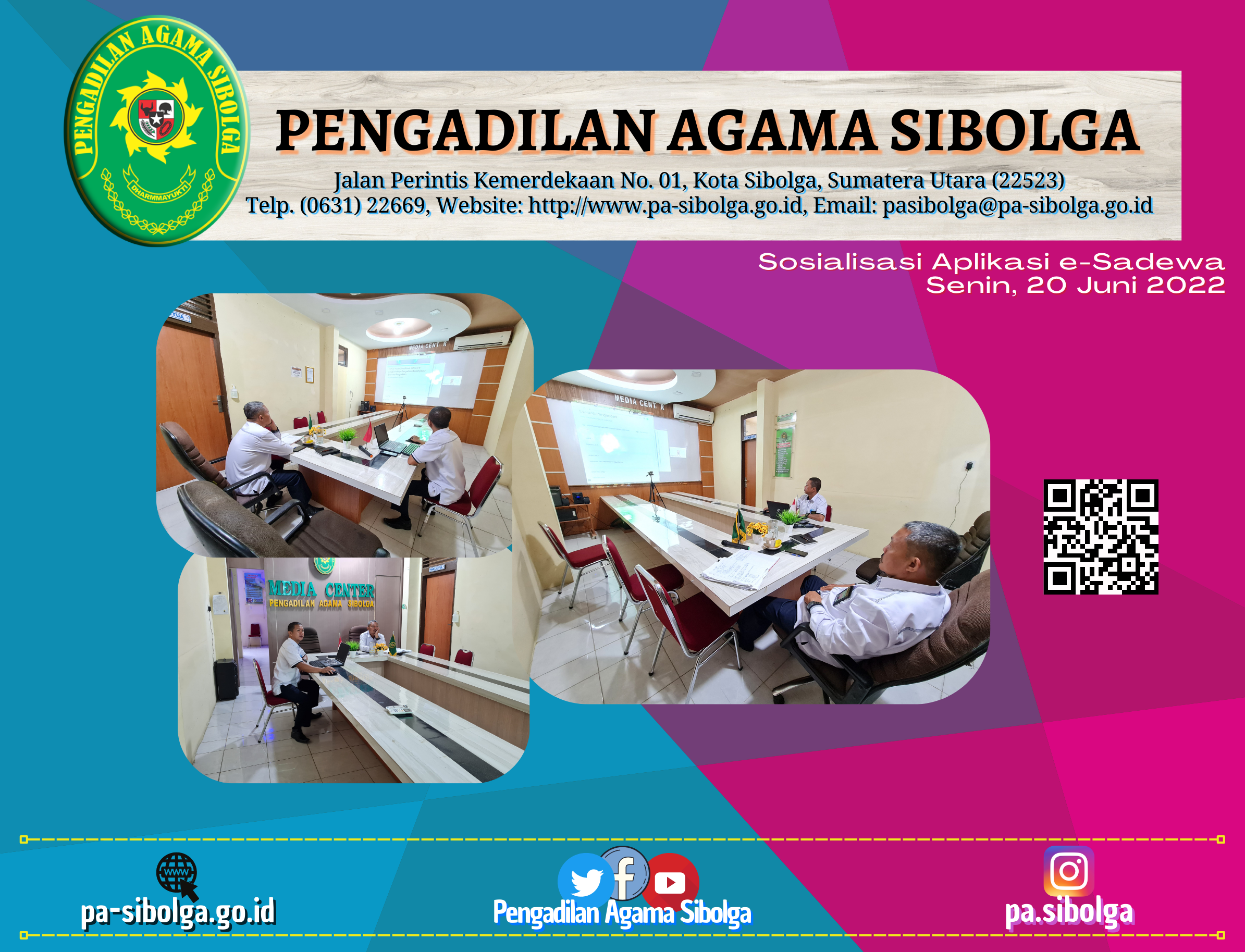Sosialisasi aplikasi e sadewa juni 22