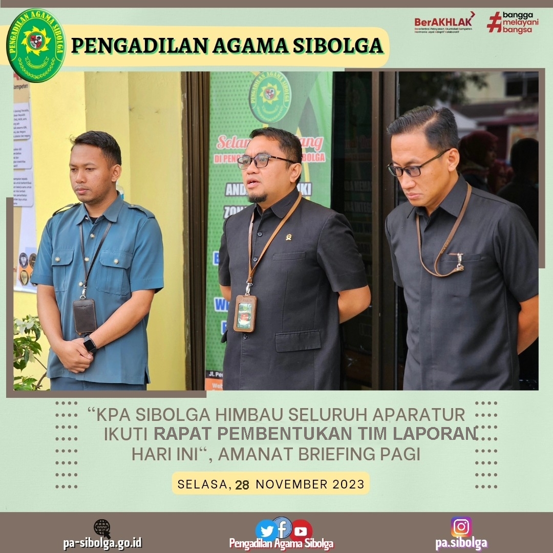 brifinng selasa